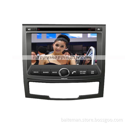 Ssangyong Korando Radio DVD GPS Head Unit with Digital TV BT